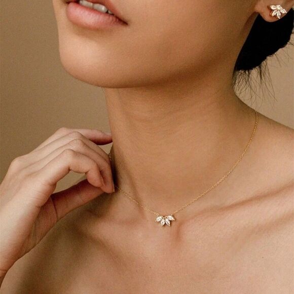 diamond necklace A762 - Picture 3 of 6